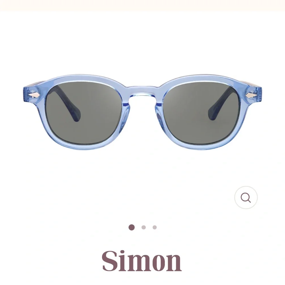 Eyeleos Black Sunglasses with Gold Accents. Large size men or women